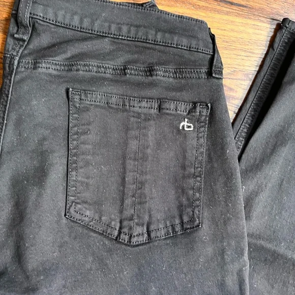 Rag & Bone size 29 Black skinny jeans EUC - Picture 7 of 13
